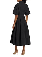 Deanna Belted Midi Shirtdress