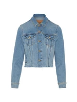 Love Soul Stretch Denim Trucker Jacket