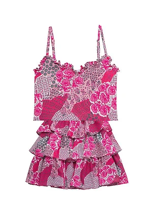 Little Girl's & Girl's Estelle Skirt Set