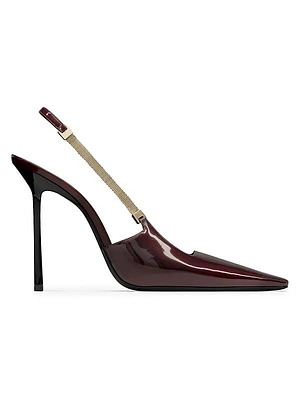 Blake Slingback Pumps In Patent Leather