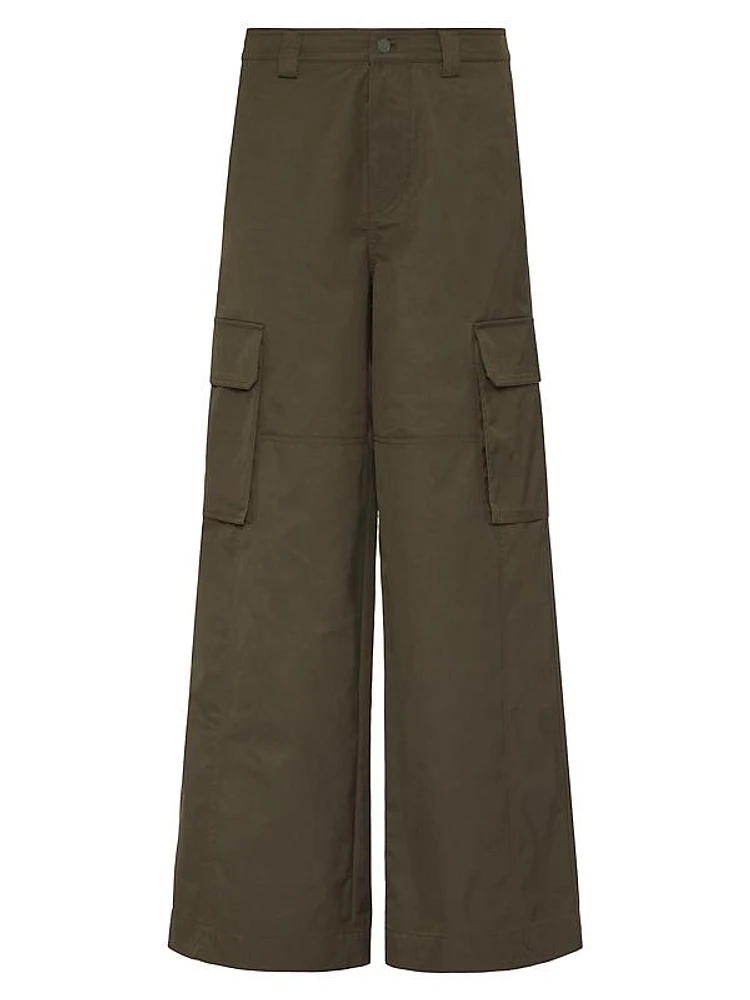 Nylon Cargo Pants