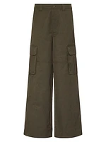 Nylon Cargo Pants