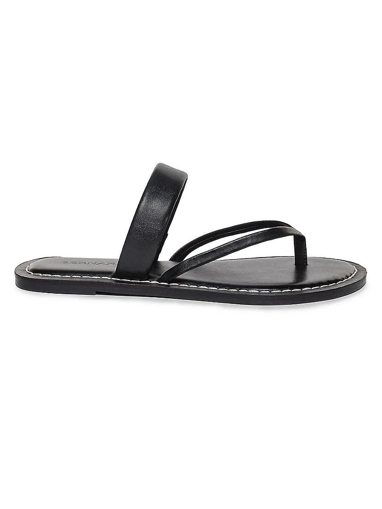 Leia Leather Thong Sandals