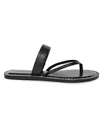 Leia Leather Thong Sandals