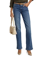 Kimmie Low-Rise Stretch Flared Jeans