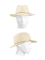 Packable Straw Fedora