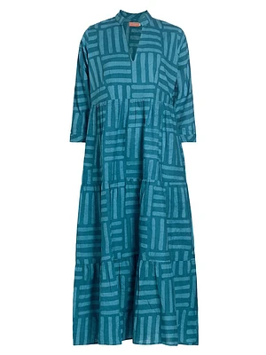 Bimpe Printed Tiered Maxi Dress