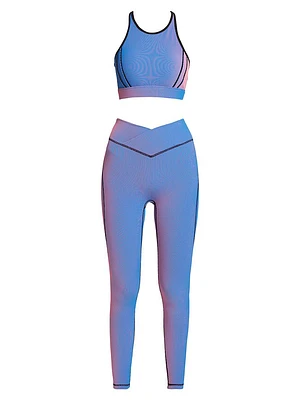 Holographic Bra & Leggings Set