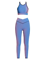 Holographic Bra & Leggings Set