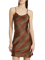 Leopard Slip Minidress