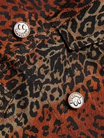 Leopard Crop Jacket