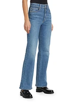 Crosbie High-Rise Slim Straight-Leg Jeans