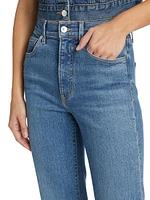 Crosbie High-Rise Slim Straight-Leg Jeans