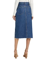 Victoria Stretch Denim Long Skirt