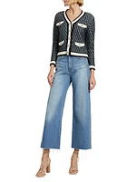 Taylor High-Rise Wide Crop Jeans