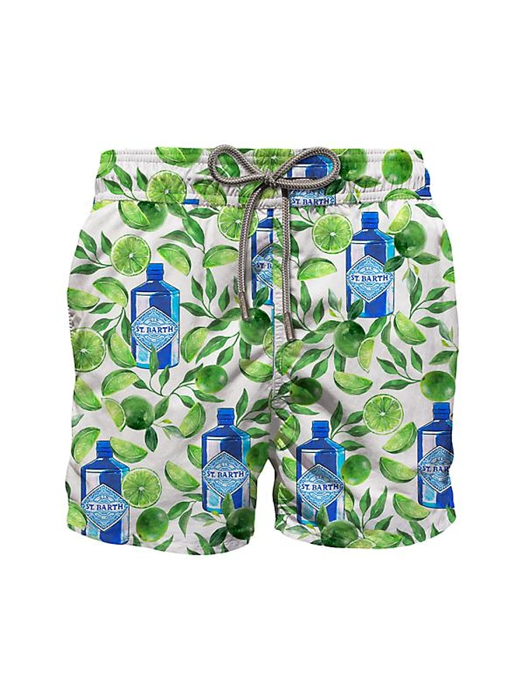 Gustavia Gin & Lime Swim Shorts