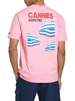 Cannes Addicted Graphic T-Shirt