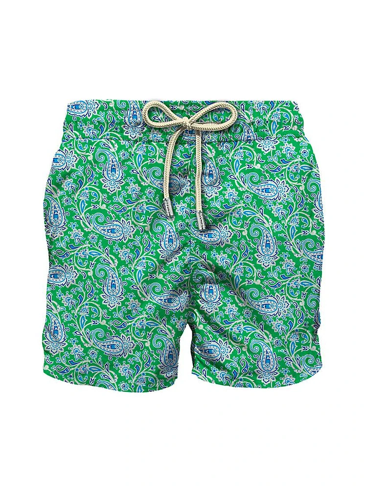 Lighting Paisley-Print Swim Shorts