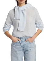 Featherweight Cashmere Layered Crewneck Sweater