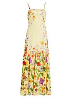 Cordiela Floral Cotton Maxi Dress