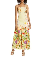 Cordiela Floral Cotton Maxi Dress