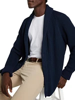 COLLECTION Cotton-Wool Shawl Cardigan