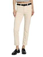 High-Rise Straight-Leg Crop Jeans