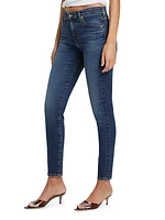 Hi-Rise Skin Stretch Skinny Jeans