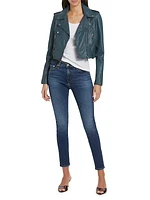 Hi-Rise Skin Stretch Skinny Jeans