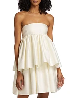 Wedding 5.0 Twill Ruffled Minidress