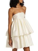 Wedding 5.0 Twill Ruffled Minidress