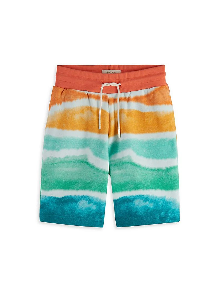 Little Boy's & Tie-Dyed Sweatshorts