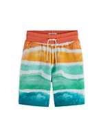 Little Boy's & Tie-Dyed Sweatshorts