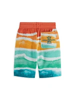 Little Boy's & Tie-Dyed Sweatshorts