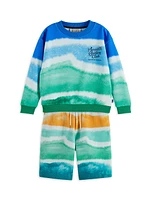 Little Boy's & Tie-Dyed Sweatshorts