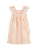 Little Girl's & Striped Cotton Dress