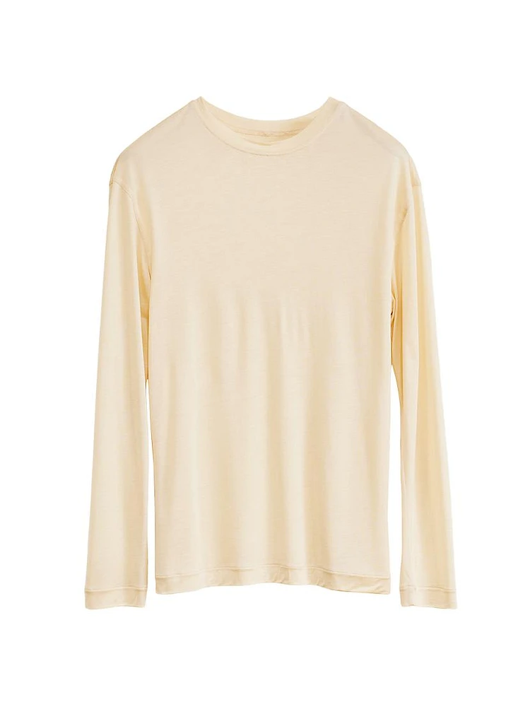 Soft Long-Sleeve Cotton Tee