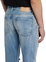 The Straight Distressed Jeans