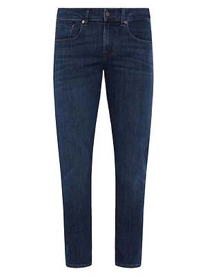 Slimmy Cotton-Blend Tapered Jeans