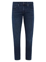 Slimmy Cotton-Blend Tapered Jeans