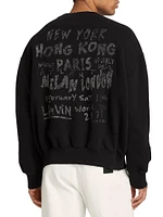 Lanvin Lab x Future City Graphic Crewneck Sweatshirt