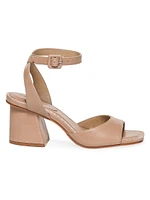 Nyack Leather Block Heel Sandals