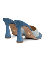 Thora 85MM Denim Mules