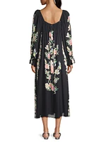 Byrdie Floral Midi Dress