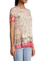 The Janie Favorite Floral Short-Sleeve T-Shirt