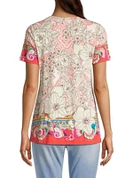 The Janie Favorite Floral Short-Sleeve T-Shirt