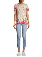 The Janie Favorite Floral Short-Sleeve T-Shirt