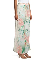 Ruksana Floral Silk Pants