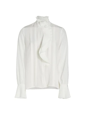 The Sharon Silk Crepe Blouse