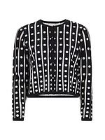 The Ari Polka Dot Cardigan